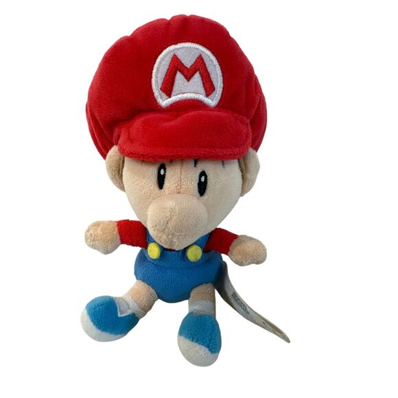 Super Mario Baby Mario Plush Doll Toy 7" Stuffed Animal Toy - Picture 1 of 3